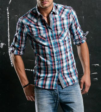 TOM TAILOR * FREIZEIT HEMD, FREIZEITHEMD, BLAU KARIERT, Gr.S, M, L, XL, 2XL*NEU!